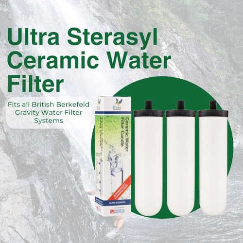 Doulton British Berkefeld Doulton Water Candle Compatible with Berkey Filter Replacement for BB92 Gravity Water Filter Systems 3 Pack - Image 3