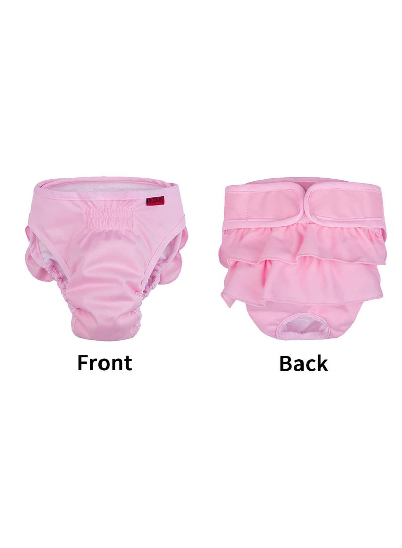 SYOSI Dog Diapers Puppy Diapers for Female Highly Absorbent Dog Heat Panties Reusable Washable Female Dog Diapers Large Pack of 3 - Image 5
