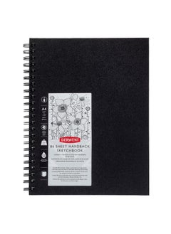 Derwent Derwent Big Book Hard Back Sketch Book with Perforated Pages (A4 Portrait)  - Image 1