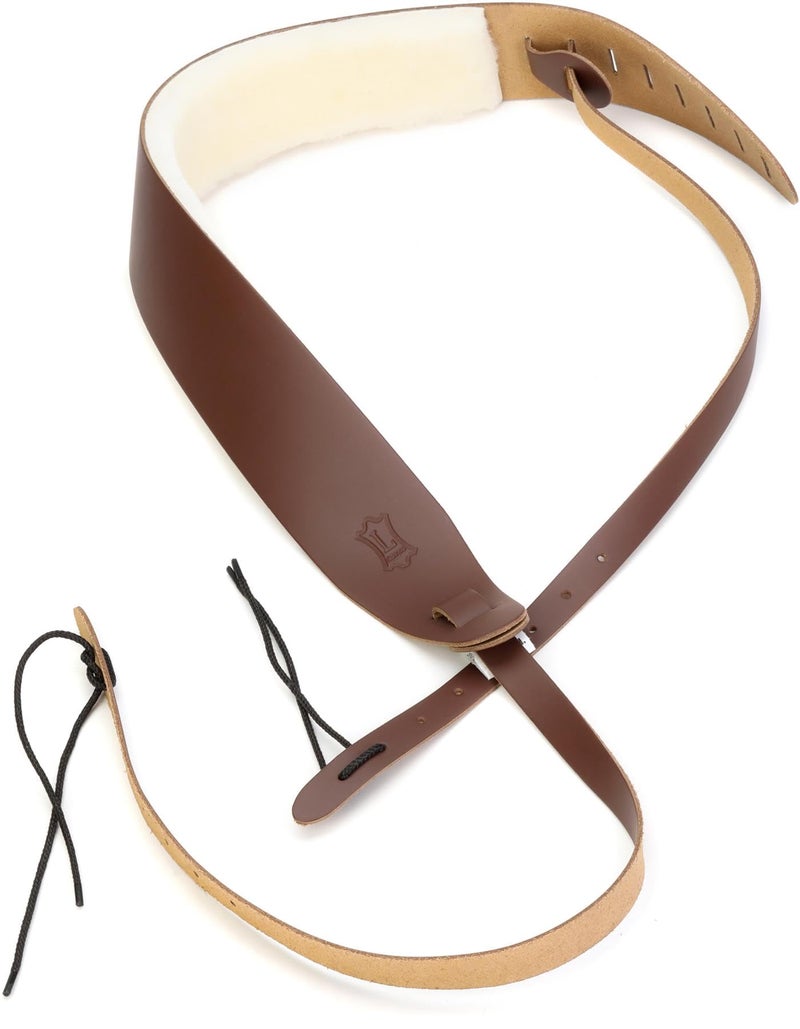 Levy's Leathers PM14-BRN Leather Banjo Cradle Strap, Brown - Image 4