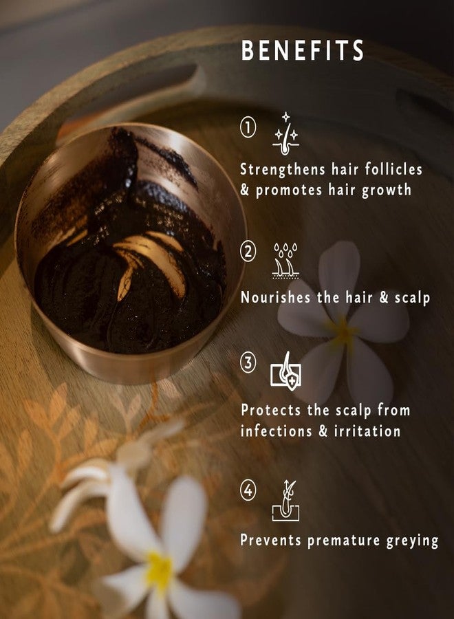 Old School Rituals 63-Herb Hair Wash Powder | Natural Shampoo Powder with 35 Dry Herbs & 28 Fresh Herbs | Gentle Cleansing for Strong & Healthy Hair | Anti-Dandruff Shampoo Powder for Hair Fall Control & Growth | 275g - Image 3