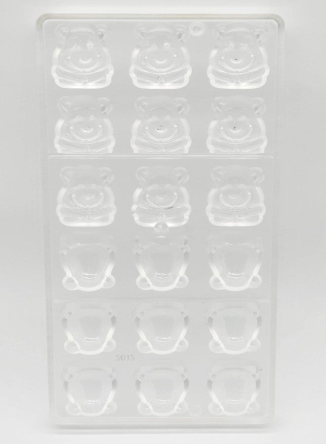 Folca® Chocolate Mould Animal 2 Design Kitchen Baking Tools Chocolate Making Polycarbonate Moulds - Image 1