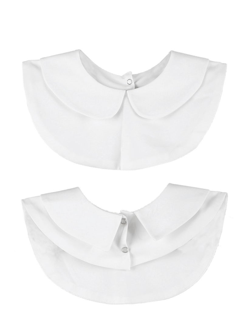 2 Pieces Fake Collars Detachable Collars for Women Girls  - Image 1