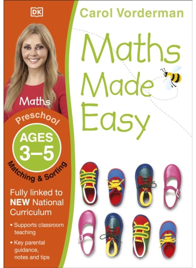 Maths Made Easy: Matching & Sorting, Ages 3-5 (Preschool) : Supports the National Curriculum, Maths Exercise Book 