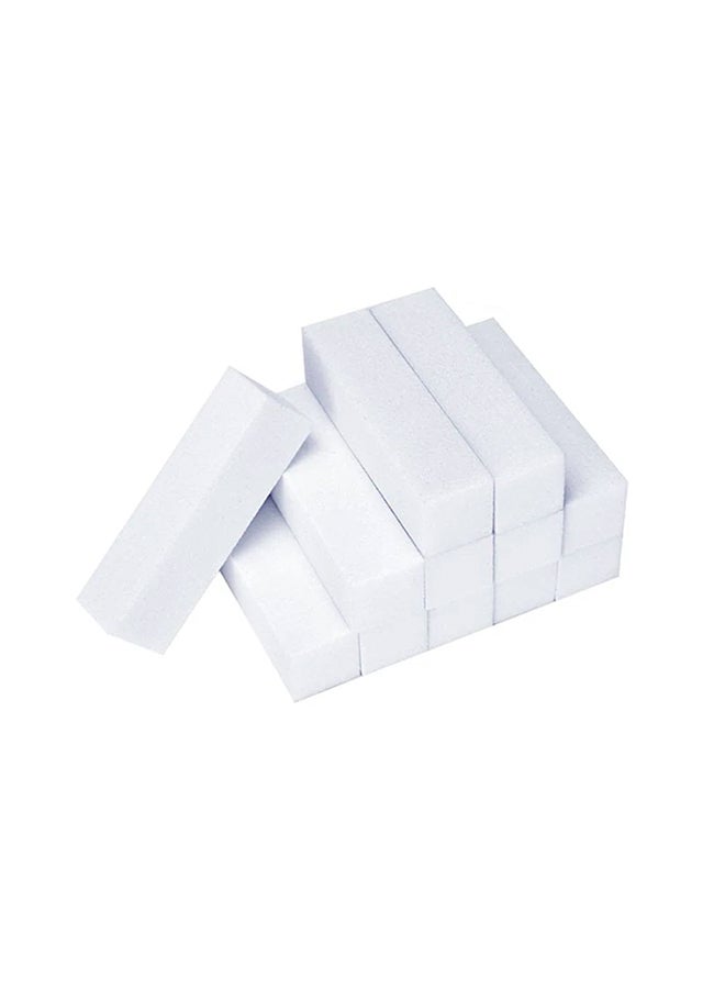 brunson Nail Buffer BlocksBuffing Sanding Sponge, Buffing Nail Files, 10 Pieces Per Pack - NBBW10 - Image 1