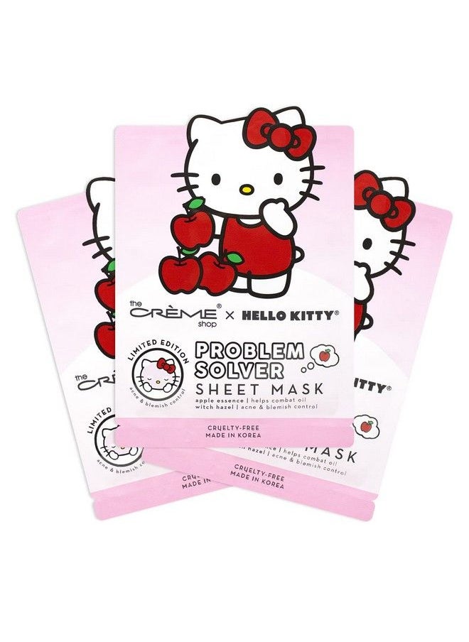 The Crème Shop | Hello Kitty Problem Solver Sheet Mask (3 Pack)  - Image 1