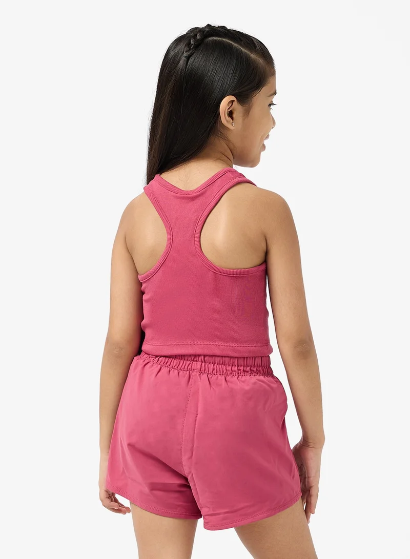 نايكي سترة رقص نسائية مضلعة للشباب