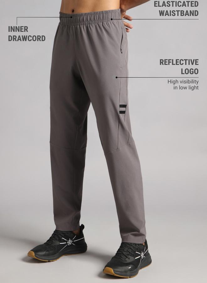 Cult Men Dark Grey Pacer Running Track Pants - Image 4
