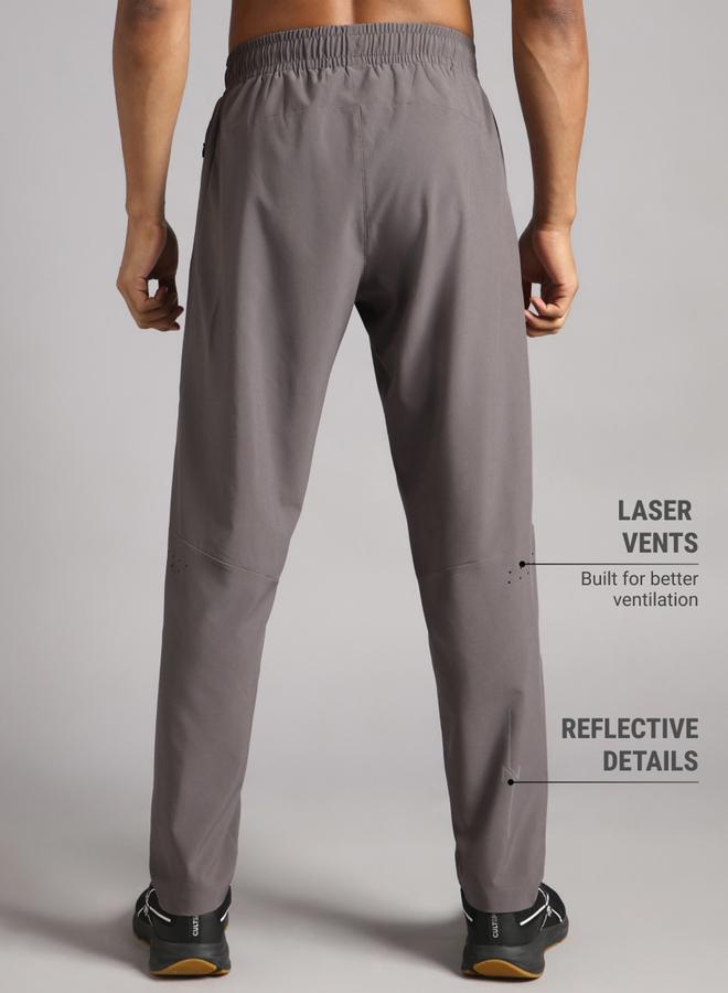 Cult Men Dark Grey Pacer Running Track Pants - Image 5