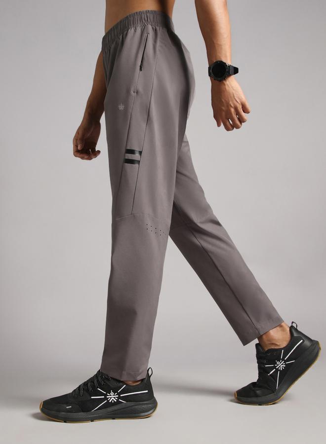 Cult Men Dark Grey Pacer Running Track Pants - Image 2