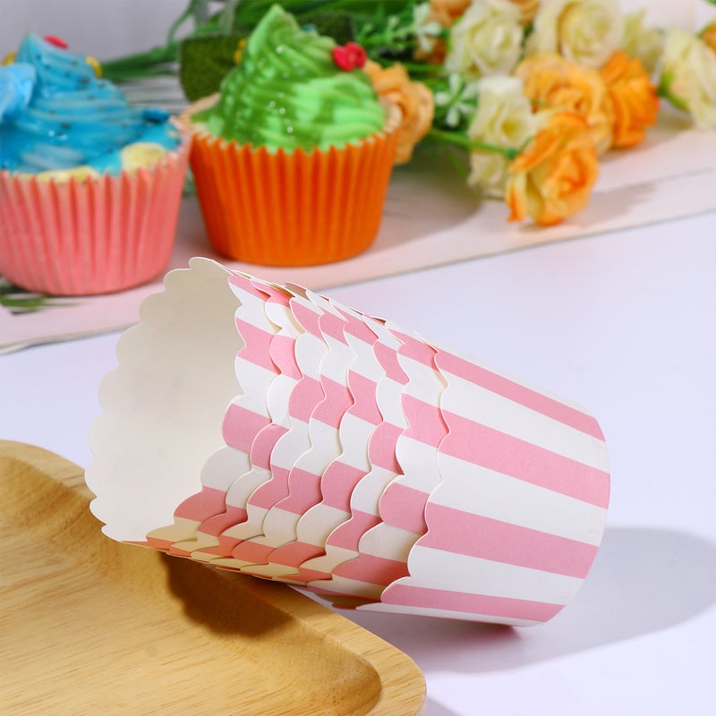 150pcs Muffin Cup Oven Cake Cup Round Paper Cup Paper Kitchen Baking Cupcake Cup - Image 4