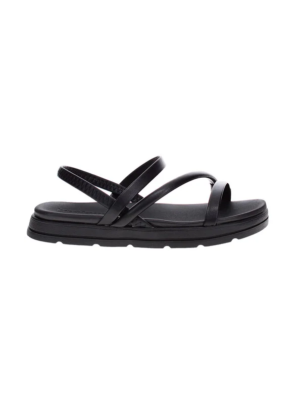 MOLECA Moleca Ladies Flat Sandals Black | Made In Brazil