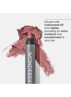 Wonderskin Lip Liner Pencil - 360 Contour Lipliner, Long Lasting, Sharpenable Lip Pencil, Waterproof And Transfer-Proof Nude Lip Liner (Blush)  - Image 2