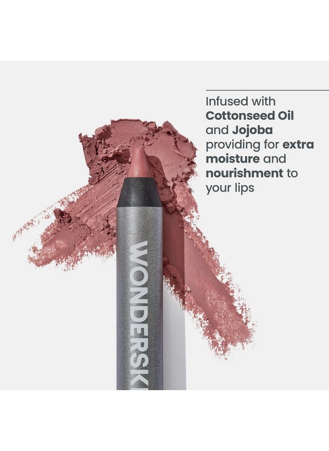 Wonderskin - Lip Liner Pencil - 360 Contour Lipliner, Long Lasting, Sharpenable Lip Pencil, Waterproof And Transfer-Proof Nude Lip Liner (Blush) - Image 1