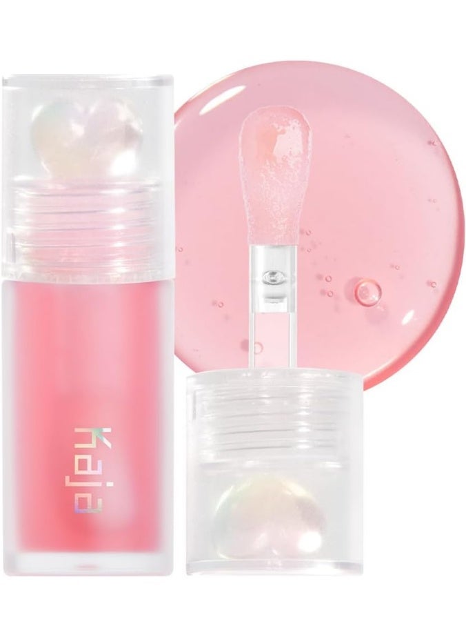 KAJA Juicy Glass Lip Oil - Rose Hip Spritz - Clear Tint Gloss Plumper - Hydrating Lightweight Shine with Vitamin Tree Fruit Oil, Vegan Cruelty-Free 4ml - Image 1