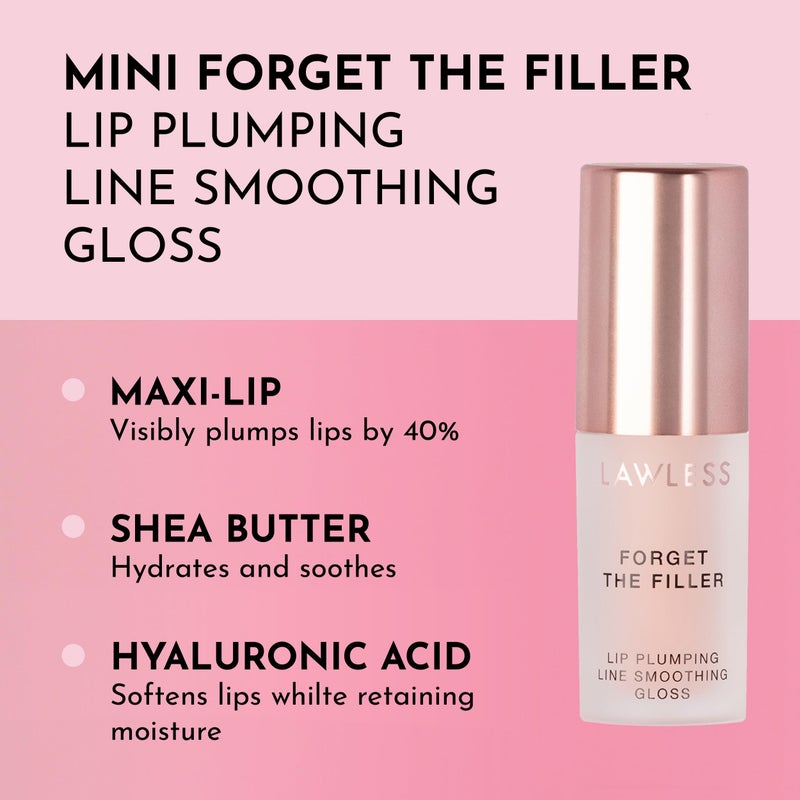 LAWLESS Women's Mini Rosy Outlook Lip Plumper, Rosy, Pink, 0.058 Fl Oz - Image 2