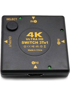 Wozlo 4K Supported HDMI Switch 3 Port HDMI Multiplexer Ultra HD Multiplier 4KX2K 3840X2160P  - Image 3