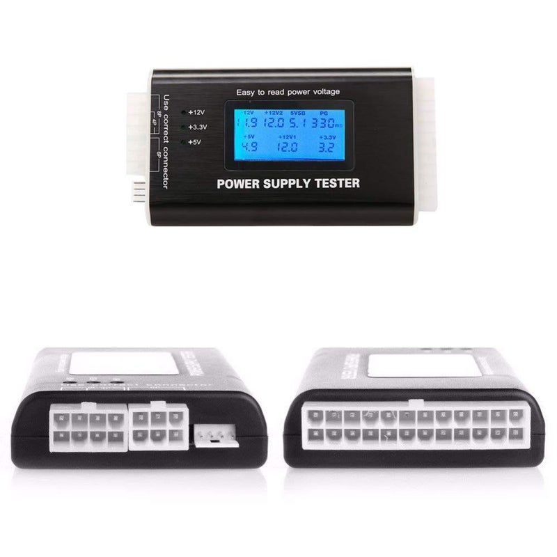 Comidox 1Pcs 20/24 Pin LCD Computer PC Power Supply Tester for ATX BTX ITX TFX SATA with Buzzer Automatic Alarm - Image 3