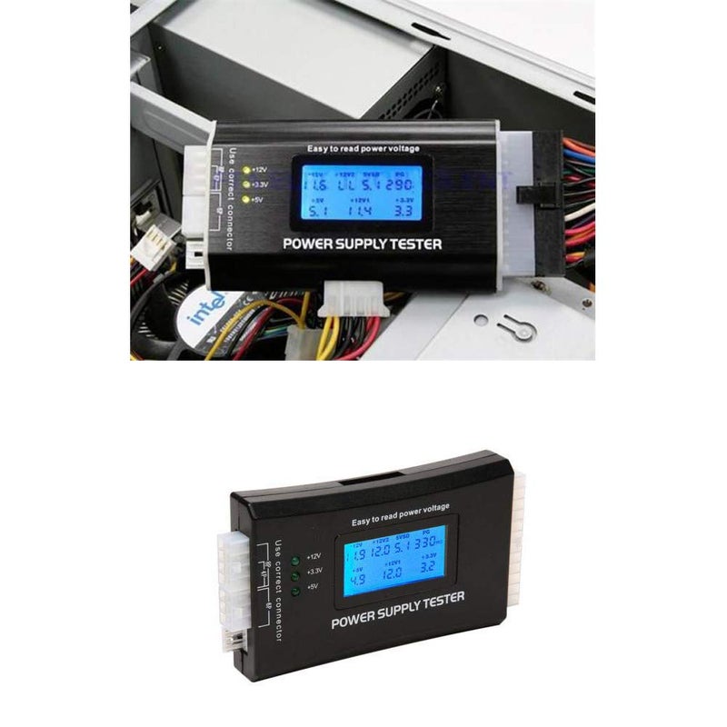 Comidox 1Pcs 20/24 Pin LCD Computer PC Power Supply Tester for ATX BTX ITX TFX SATA with Buzzer Automatic Alarm - Image 4