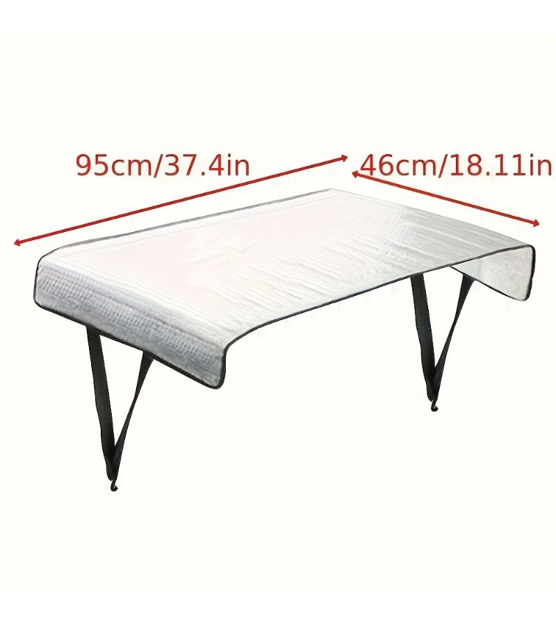 Silver Double Layer Air Conditioner Outdoor Unit Cover Foam Thermal Shield Waterproof - Image 3