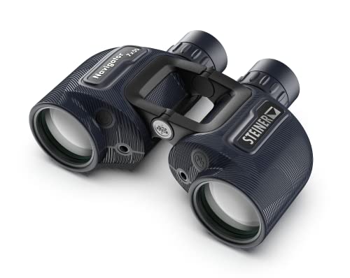 Steiner Navigator 7x50 Binoculars - Magnification 7X - High Contrast Optics - Floating Prism System - Sports-Auto Focus - Delivers Excellent Image Clarity, Navy Blue (2342, New Version) - Image 1