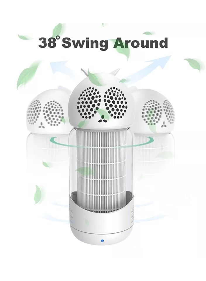 Air Purifier with True Hepa Filter in Beautiful Rabbit Style with 38 degrees rotation - Image 3