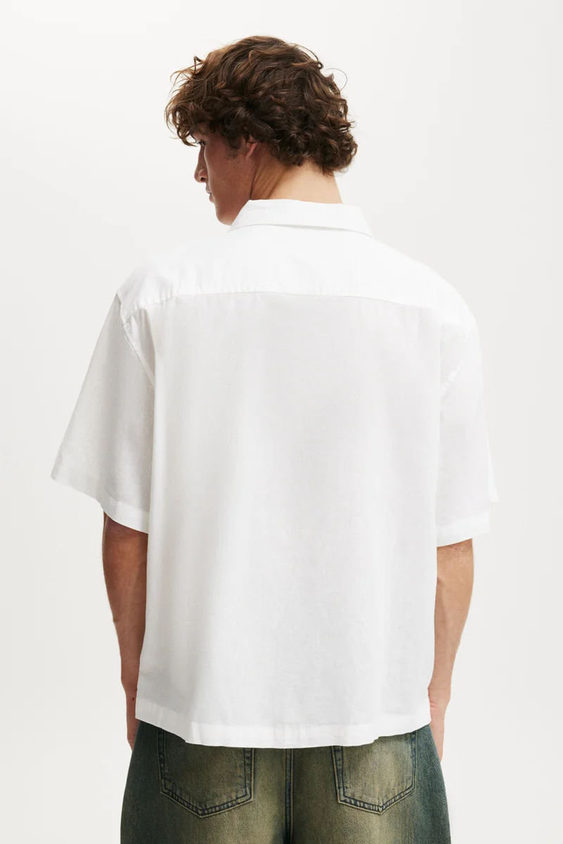 Cotton On ELI LINEN BLEND SHORT SLEEVE S