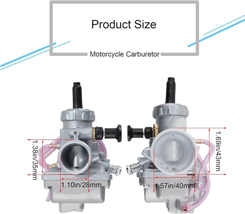 Czsmbt بديل كربوراتور Czsmbt 28mm VM24 ليم Yamaha DT100 DT125 DT175 RT100 RT180 TTR125 - Image 5