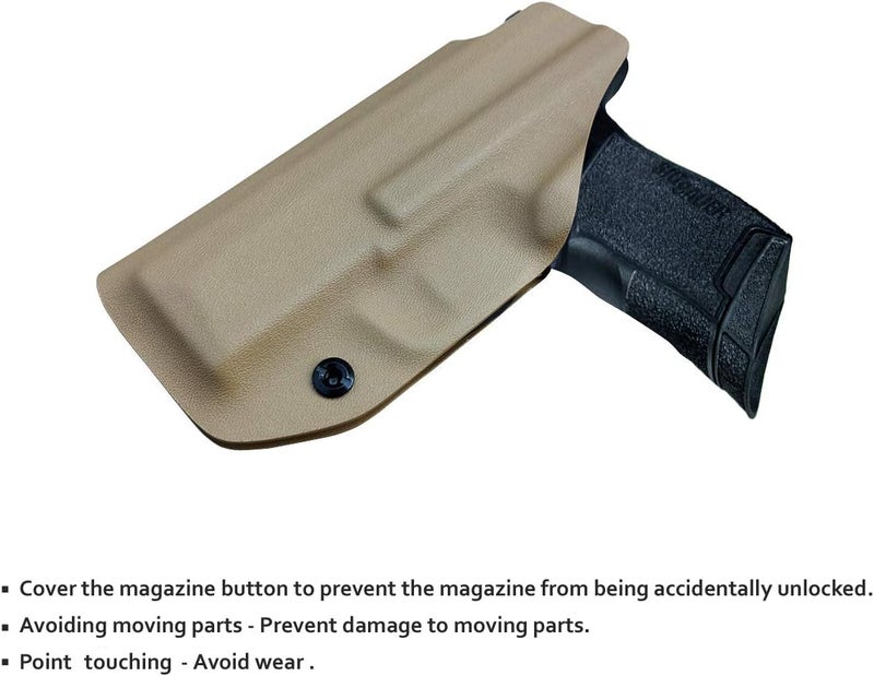 POLE.CRAFT Sig P365 Holster IWB Kydex Custom Fit: Sig Sauer P365 / P365 SAS / P365 X Pistol - Inside Waistband - Adj. Cant Retention - Image 4