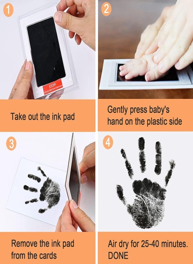 PRETOX Inkless Hand and Footprint Kit - Ink Pad for Baby Hand and Footprints - Dog Paw Print Kit,Dog Nose Print Kit - Baby Footprint Kit, Clean Touch Baby Foot Printing Kit, Handprint Kit (Black, 0-12 Months),1 Count - Image 5