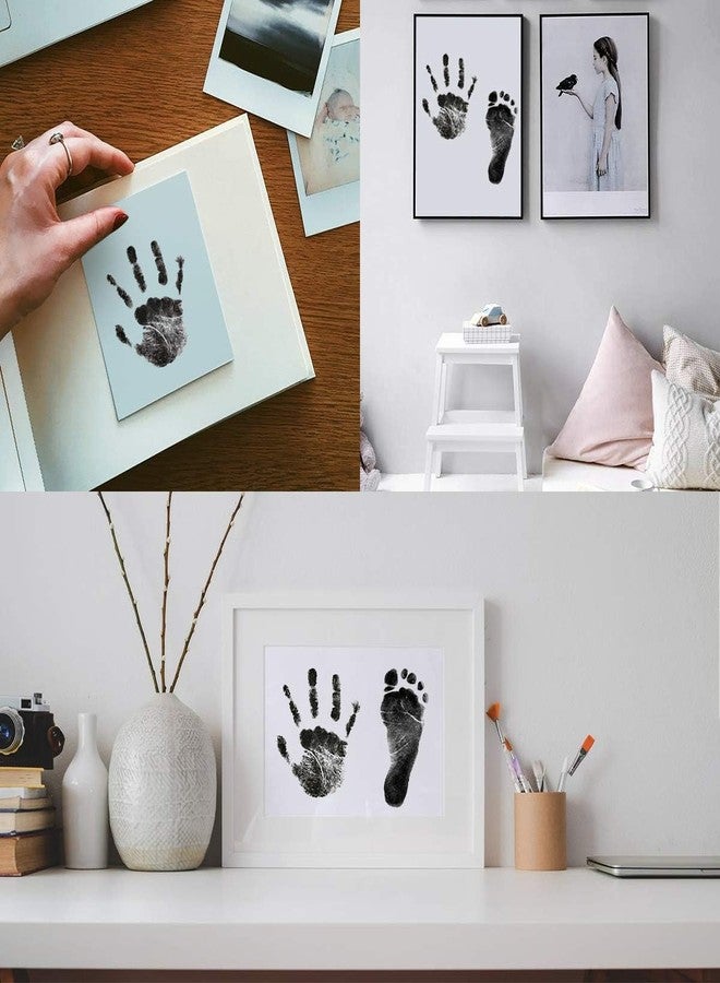 PRETOX Inkless Hand and Footprint Kit - Ink Pad for Baby Hand and Footprints - Dog Paw Print Kit,Dog Nose Print Kit - Baby Footprint Kit, Clean Touch Baby Foot Printing Kit, Handprint Kit (Black, 0-12 Months),1 Count - Image 3