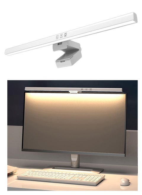 شريط مصباح LED ذكي مزود بـ 3 أوضاع لدرجة حرارة اللون للتحكم باللمس في شاشة الكمبيوتر وعرض العين