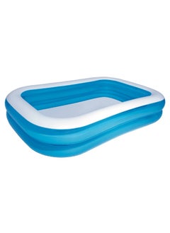 Bestway Rectangular Family Pool (262 x 175 x 51 cm, Blue)