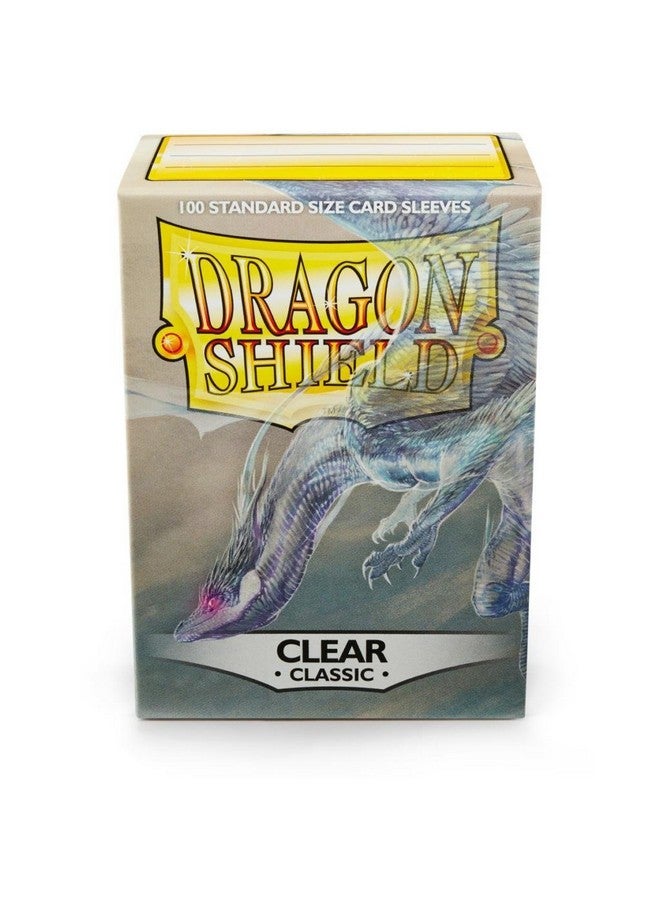 dragon shield 10 Packs Dragon Shield Classic Clear Standard Size 100 ct Card Sleeves Display Case - Image 4