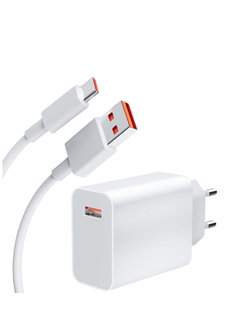 33W Type-C Super Fast Charger , White