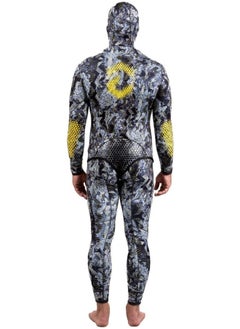DYNAMICNORD DYNAMIC NORD SFS-3 FREE DIVE SUIT 3MM HOODED JACKET + PANT CAMO/GREY  - Image 3