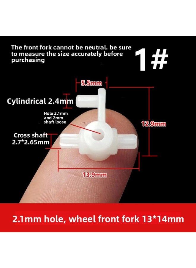 Remote Control Toy Car DIY Parts Wheel Steering Front Fork Steering Head Turning Swing Drive Shaft Frame Connection 