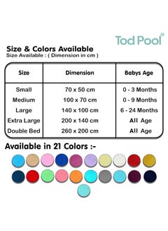 Tod PooL Tod PooL Breathable Bed Protector AntiPiling Fleece Extra Absorbent Washable Waterproof Quick Dry Sheet Bed Protector Sheet for Kids and Adults 2 Peach Large 140x100cm  - Image 4