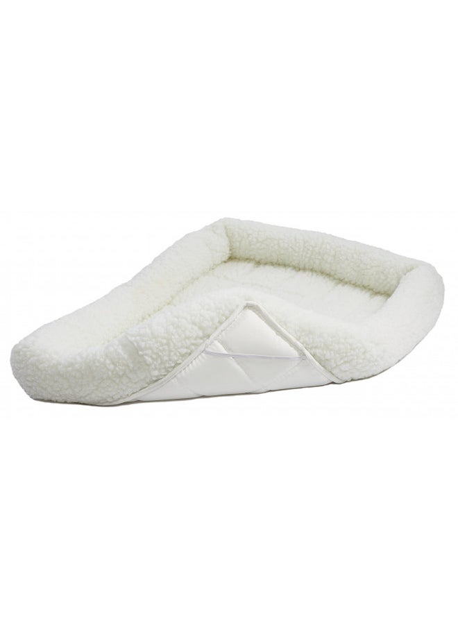 MidWest Homes for Pets 30L-Inch White Fleece Dog Bed or Cat Bed w/ Comfortable Bolster,Ideal for Medium Dog Breeds&Fits a 30-Inch Dog Crate,Easy Maintenance Machine Wash,1-Year Warranty,Model:40230 - pzsku/Z3CDEE7E44F98ECA257AEZ/45/_/1731077946/787b73f9-2e5d-4f09-a77a-a06ccca2b34f