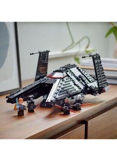 LEGO LEGO 75336 Star Wars Inquisitor Transport Scythe, Buildable Toy Starship for Kids, Boys & Girls, Collectible Obi-Wan Kenobi Set with 2 Spring-Loaded Shooters, Ben Kenobi Minifigure and Lightsabers  - Image 3