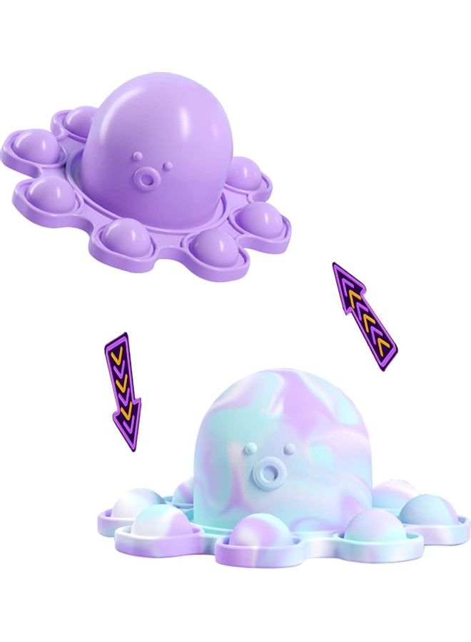 NIBEMINENT Reversible Octopus Push Pop Bubble Fidget Toy - Image 1