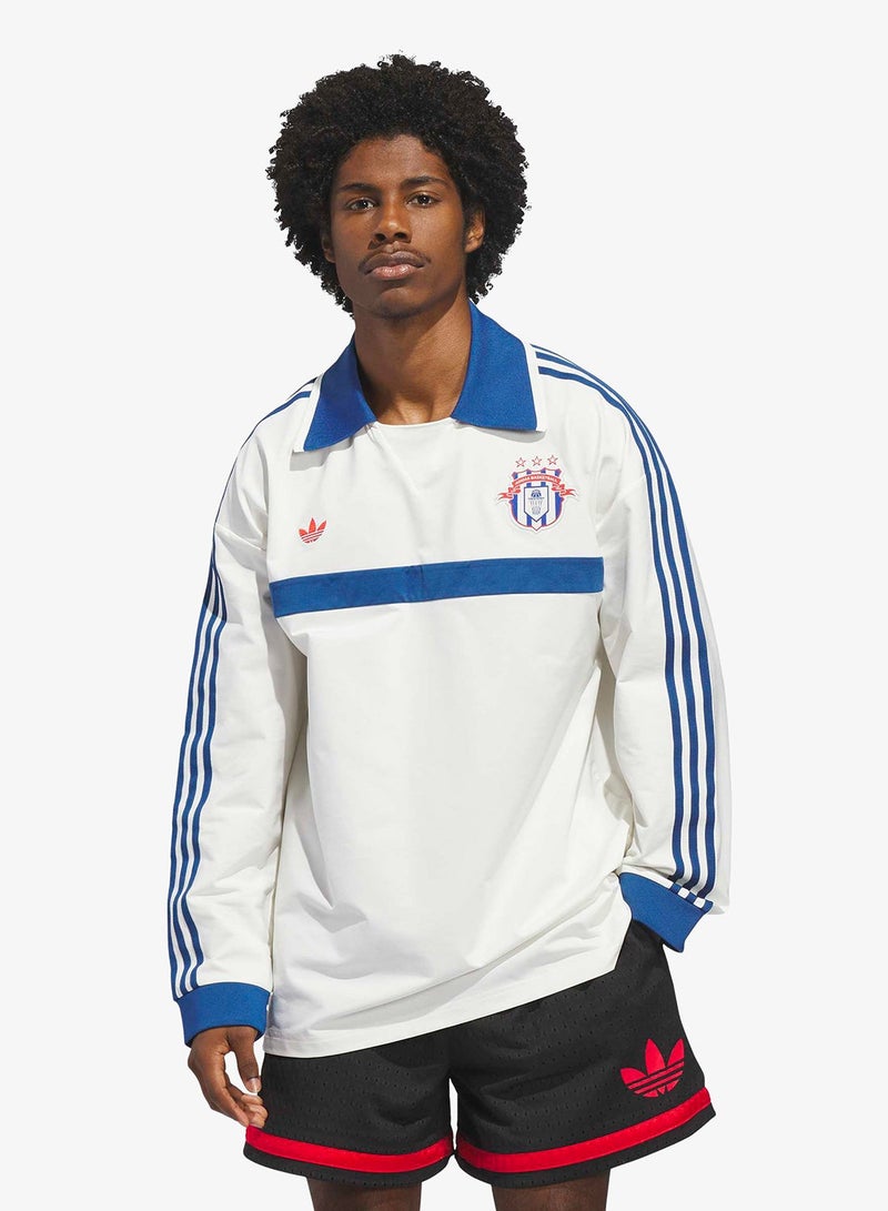Adidas Basketball Courtside Polo Shirt - Image 3