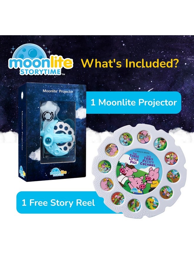 Moonlite Moonlite Storytime Projector, Magical Bedtime Kids Book Projector for Immersive Reading Experience, Smartphone Compatible Storybook Projector, Interactive Learning Fun for Kids - Image 5