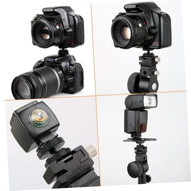 4 PCS Tripod Screw Adapter with Hot Shoe Mount for Camera Microphone LED Light Accessories - Image 4