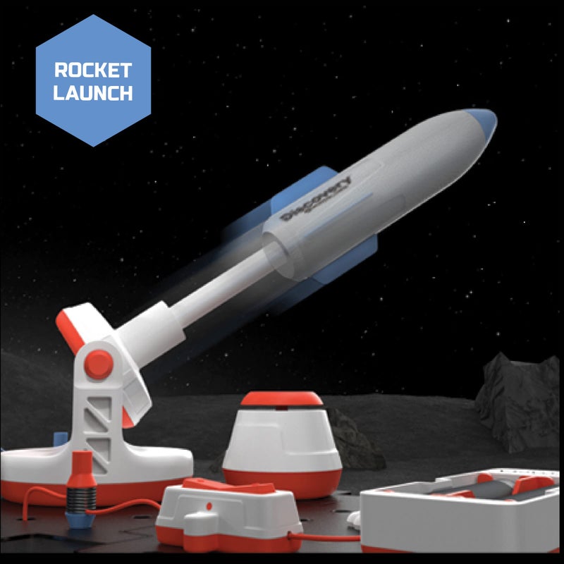 Discovery Kids Discovery #Mindblown Circuitry Space Station Galactic Experiment Set, Build-It-Yourself Engineering Toy Kit, Explore The Science of Motion, Great Gift for Kids, 26-Piece, Age 8+ - Image 5