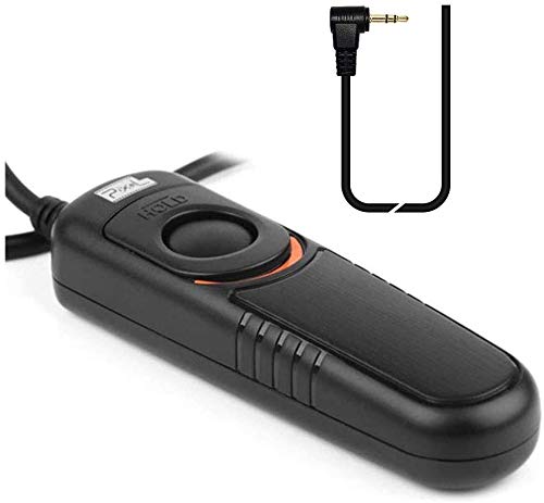PIXEL RC-201/E3 Remote Switch Shutter Release Cord for Canon EOS Rebel T6 T7 T5 EOS R R6 Mark II R6 R7 R8 R10 R100 RP T8i T7i T6s T6i T5i T4i SL3 SL2 90D 80D 70D 77D M5 M6 Mark II SX70 SX60 & More - Image 1