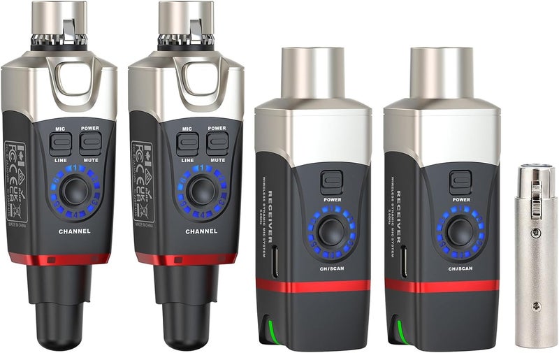 Xvive U35D Stereo XLR Plug-on Wireless Audio System (5.8GHz) - Image 1