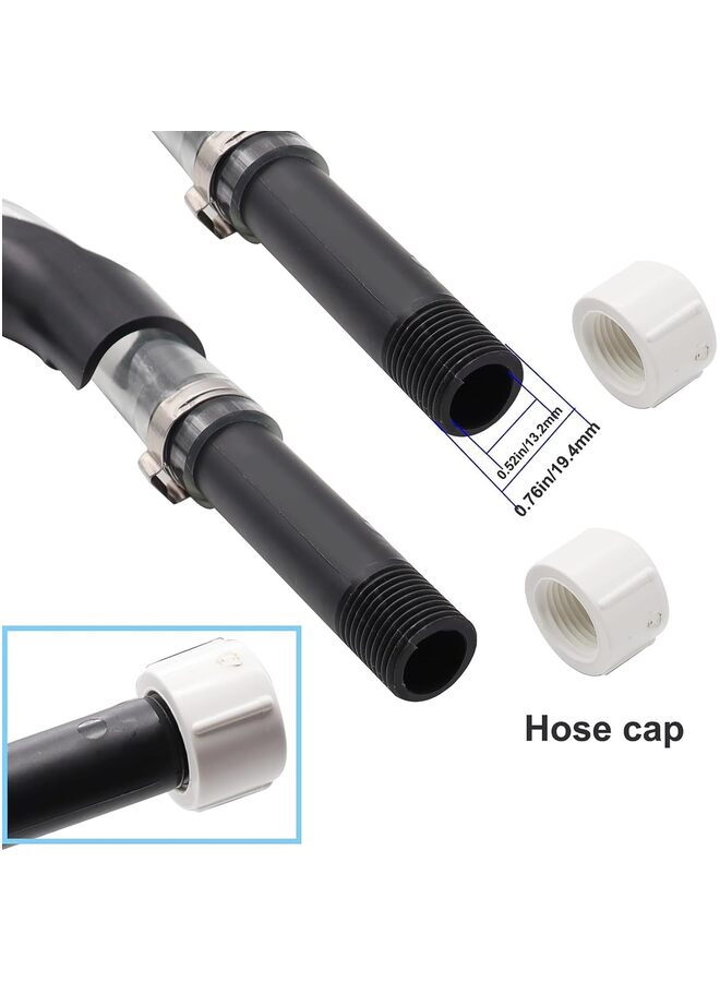 3 PCS Racing Fuel Hose with Ball Valve Shut Off,Racing Fuel Jug Hose with Hose Bender Kit.Suitable for Fuel Jugs,Jegs Jugs,LC2 Jugs Hose Racing Fuel Container Gas Fuel Tank - Image 2