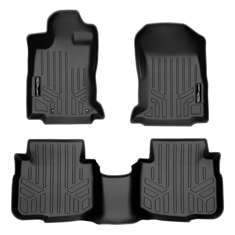 SMARTLINER All Weather Custom Fit Floor Mats 2 Row Liner Set Compatible with 20202025 Subaru Legacy