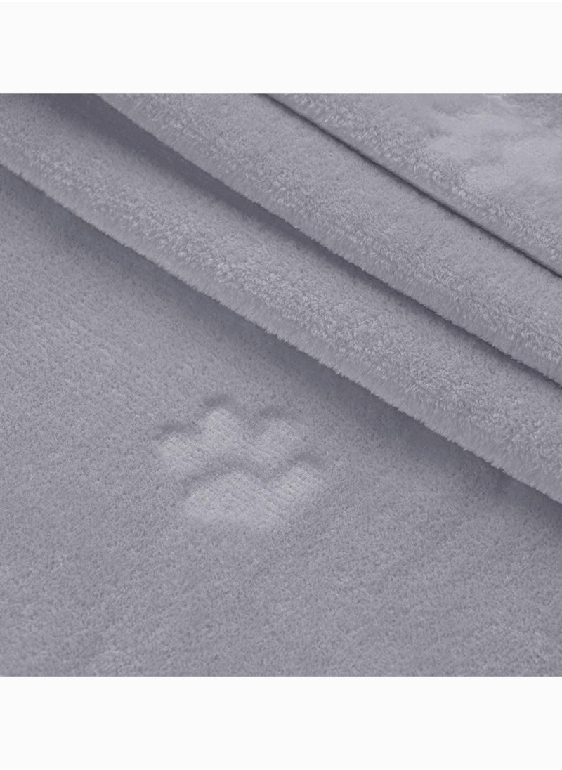 Generic Super Soft Fluffy Pet Flannel Blankets Set of 3 for Dogs and Cats Premium Fleece 60x40CM Light Gray  - Image 3